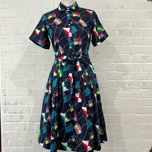 NWT Brooks Brothers Nautical Shirt Dress